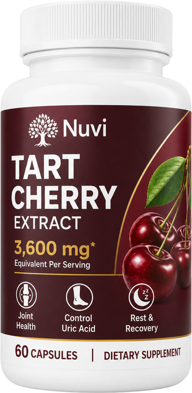 Nuvi Tart Cherry bottle